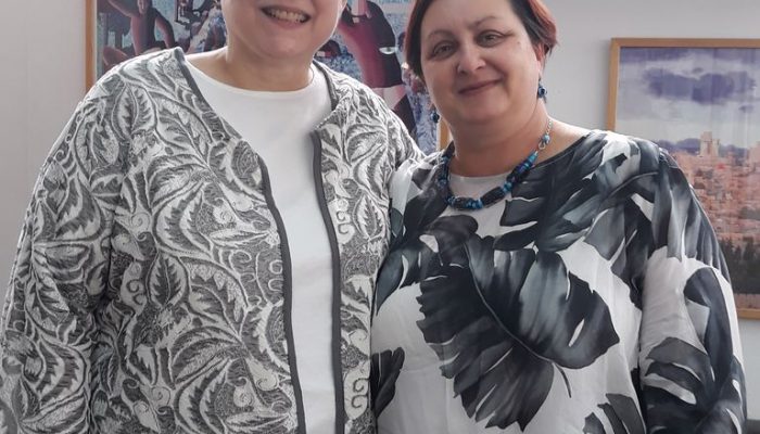 ולרי סטסין ומרי-מרתה תיאל בירושלים